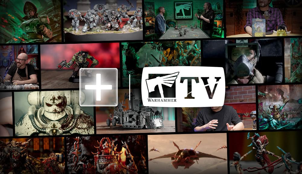Both new Warhammer Plus miniatures for 2026 shown together