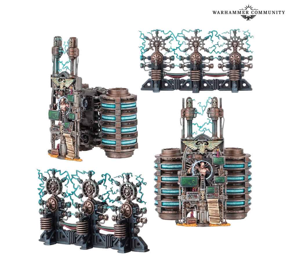 Warhammer 40k Capacitor Cluster terrain set