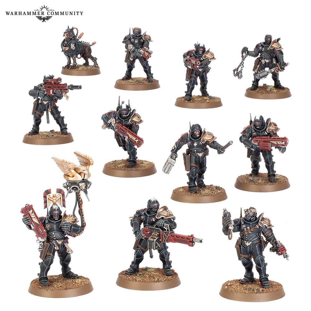 Adeptus Arbites Exaction Squad multipart plastic kit for Warhammer 40k