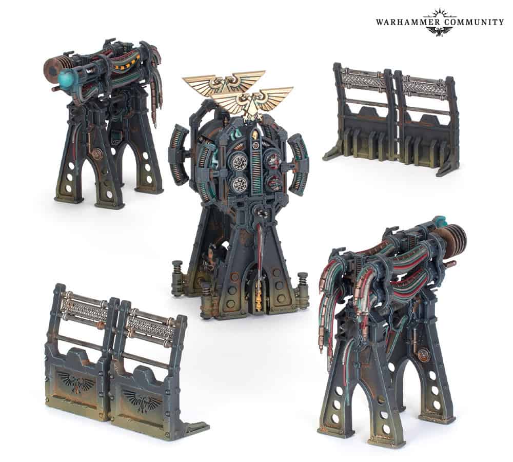 Warhammer 40k Galvanic Network terrain set