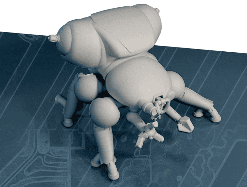 Ghost in the Shell Miniature spider Tank