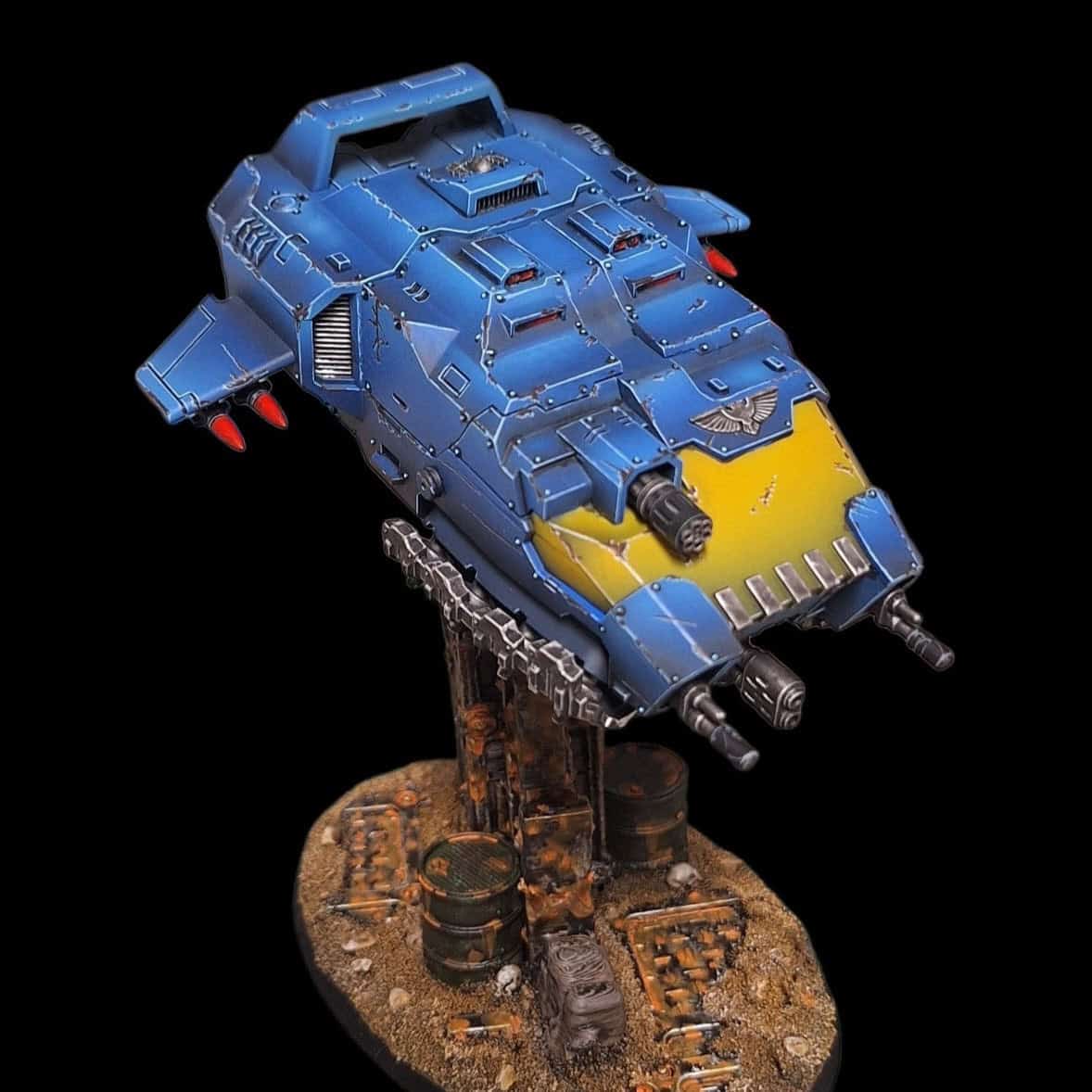 Built Pop Goes the Monkey Gotrek-201 enclosed Armageddon Speeder Cockpit conversion on the 2026 Land Speeder