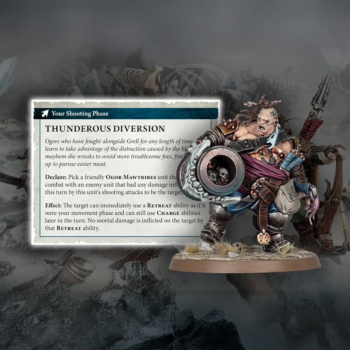 Grell Firefist new ogor character age of sigmar