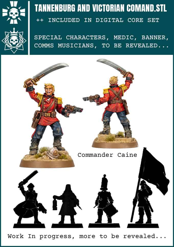 Grimdark Empire Command Squad