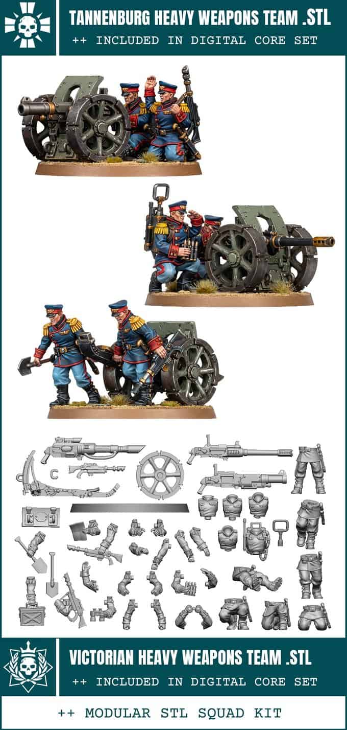 Grimdark Empire Heavy Weapons Squad