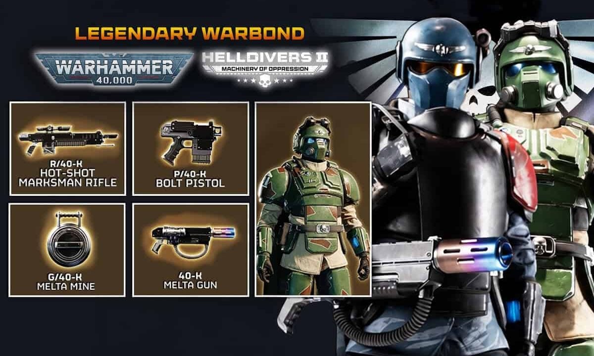 Helldivers 2 Warhammer 40k legendary warbond