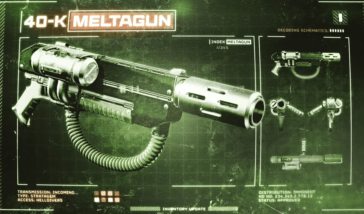 Helldivers Melta Gun