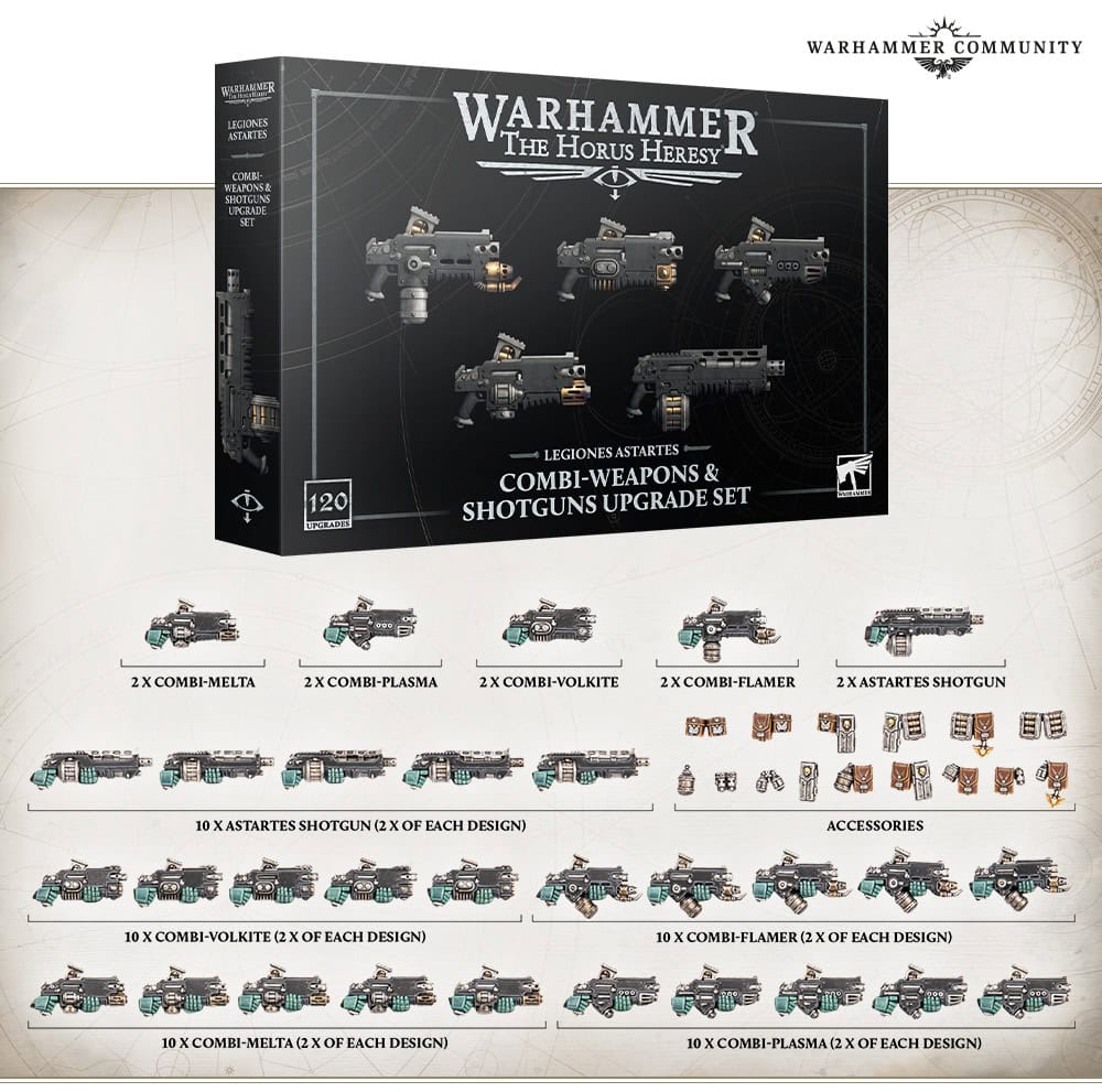 60 extra pouches, magazines, grenades, and accessories in the upgrade set