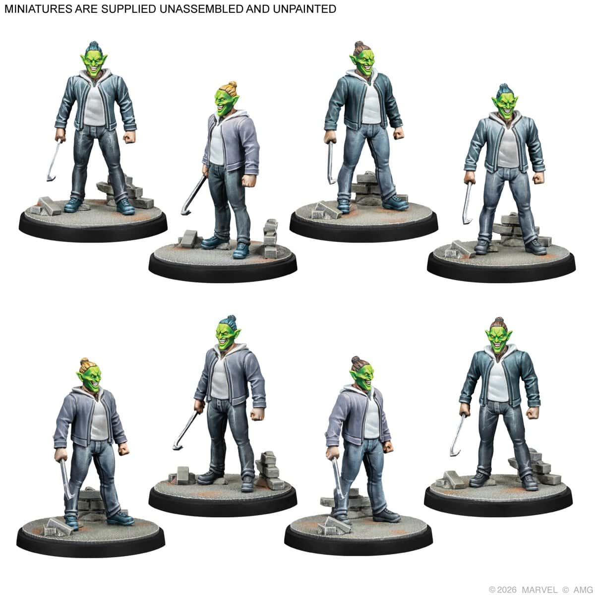 Marvel Crisis Protocol Alliances Night of the Goblin Goblin Army goon miniatures