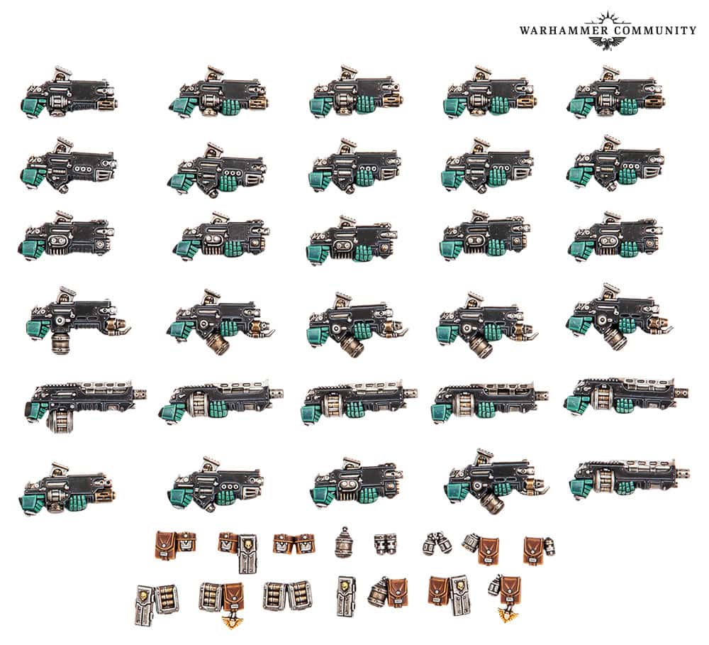 Horus Heresy MkIV combi-weapons and shotguns upgrade set