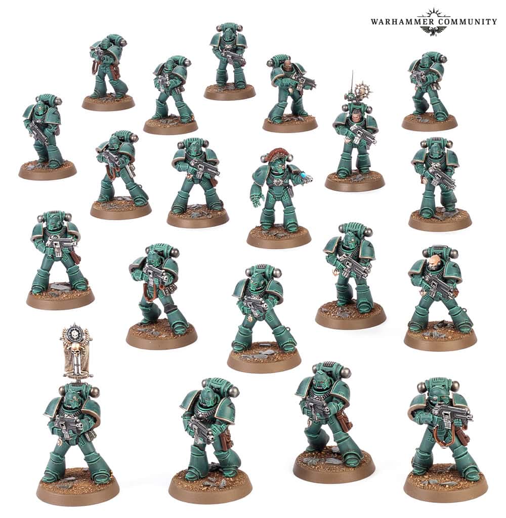 Horus Heresy MkIV Maximus Tactical Squad of 20 Marines