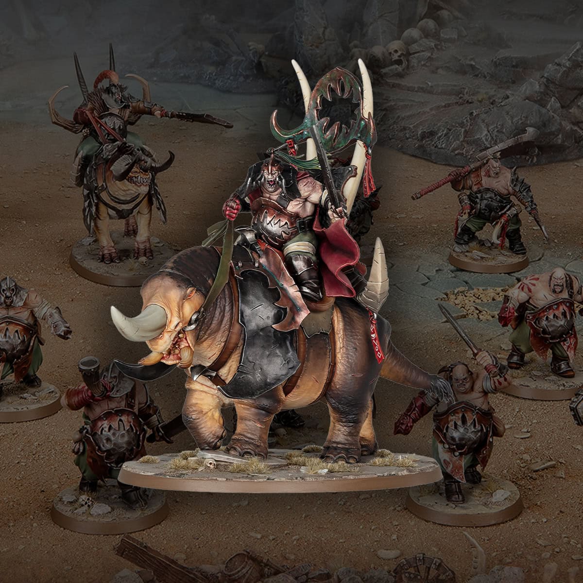 Morga the Mighty ogre mawtribes model
