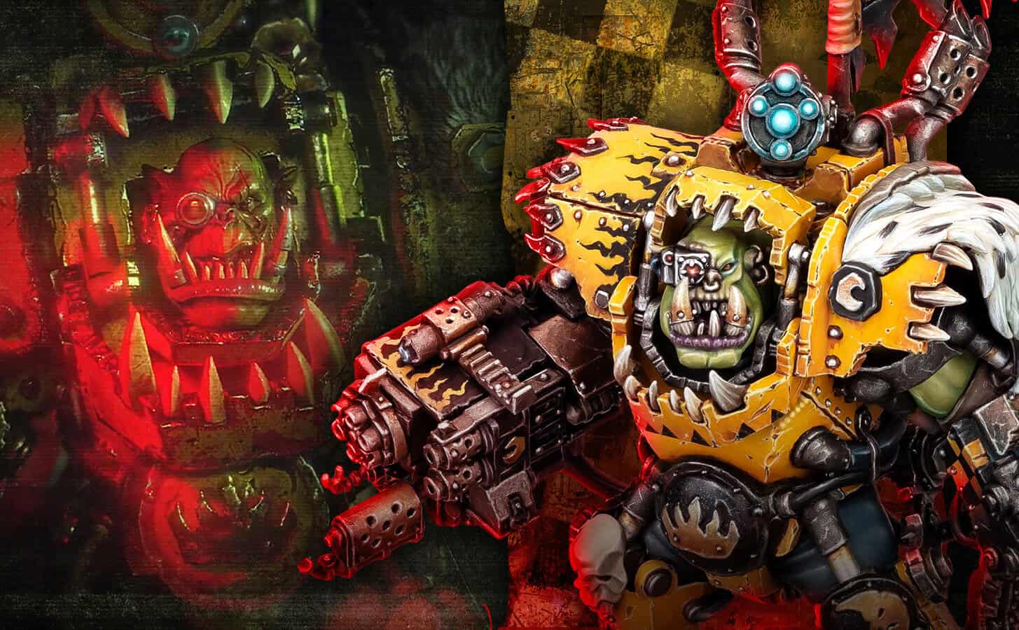 Nazdreg the Bad Moons Warboss new model for Warhammer 40k and Total War