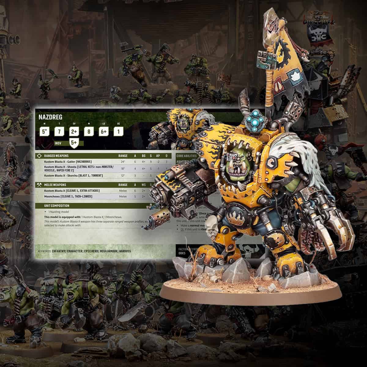 Nazdreg Model and Rules Orks Warhammer 40k