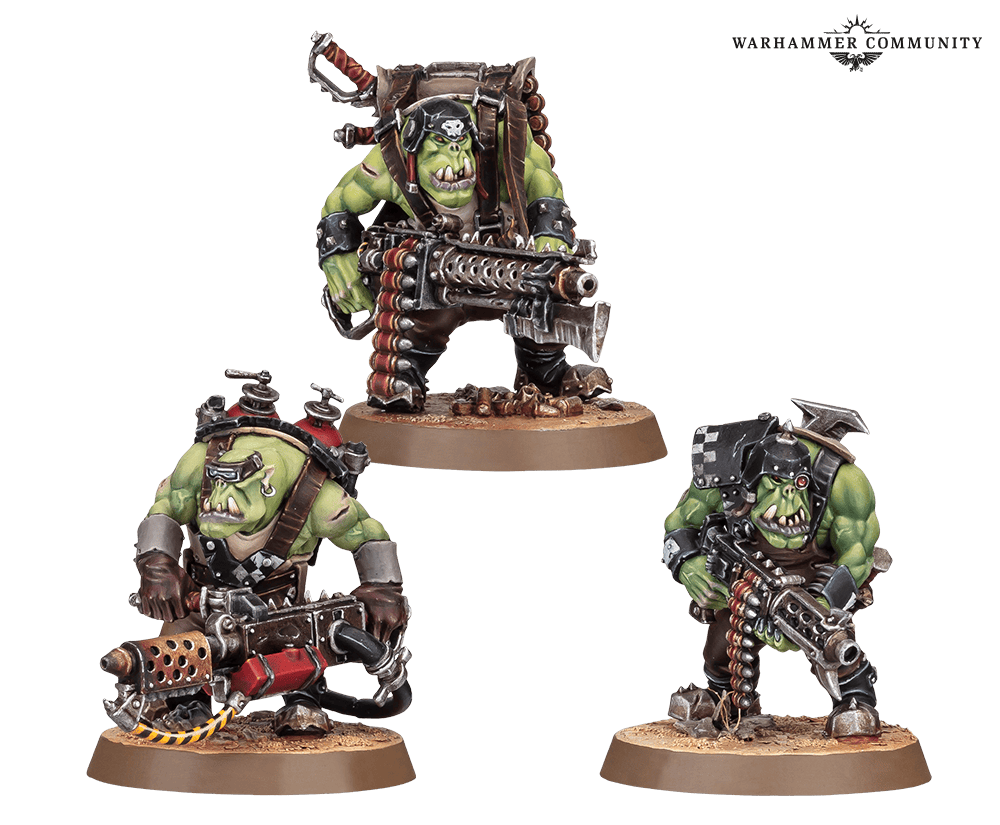 New Ork Boyz multipart plastic kit preview for Warhammer 40k