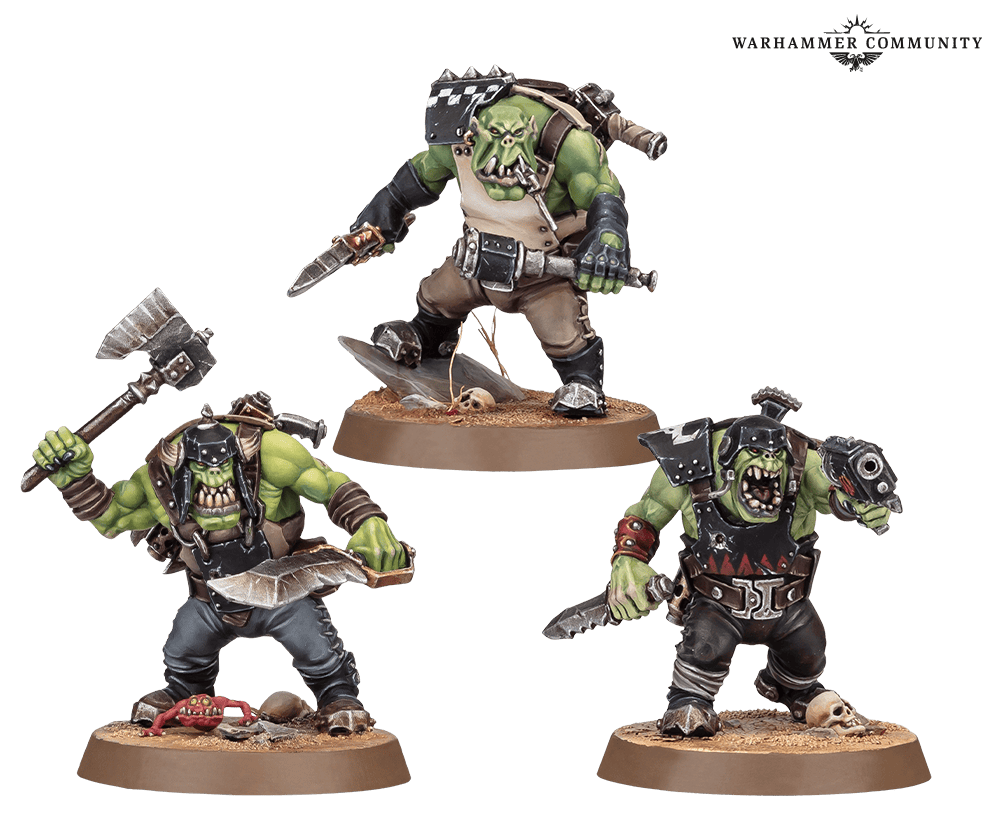 New Ork Boyz with slugga and shoota loadout options