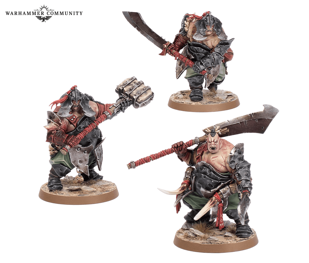 Ogor Mawtribes Maulbeast Cavalry miniatures