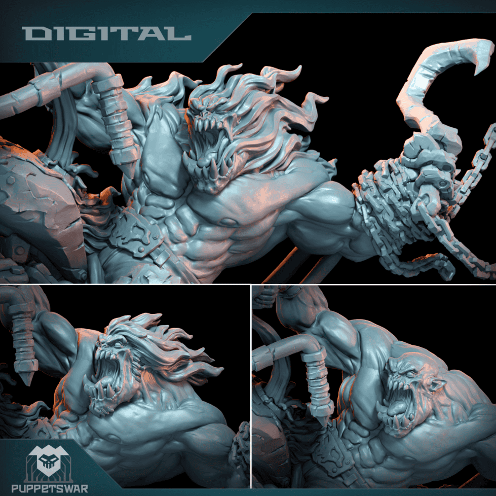 Orc Biker From Puppetswar Heads
