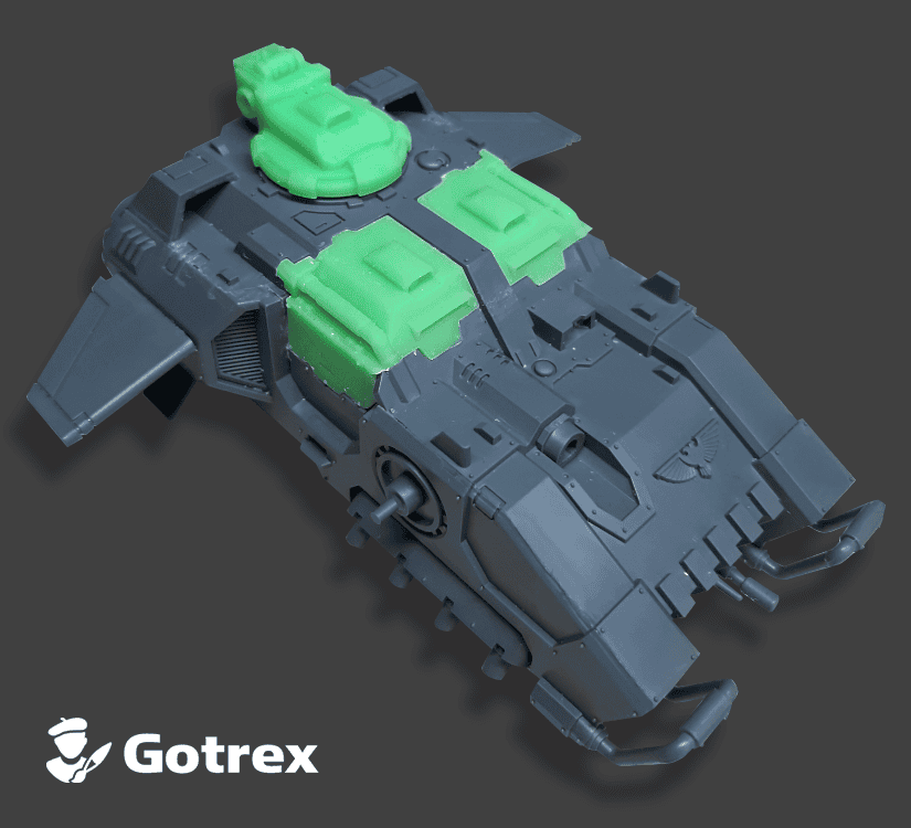 Pop Goes the Monkey Gotrek-101 Enclosed Speeder Cockpit for the Storm Speeder
