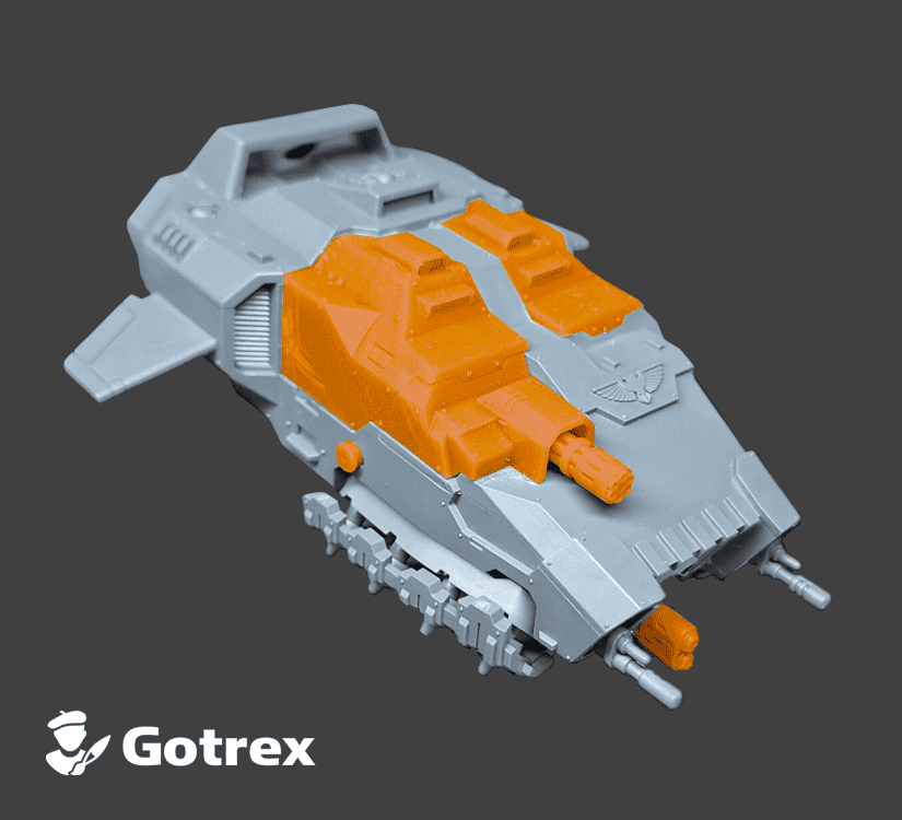 Pop Goes the Monkey Gotrek-201 Enclosed Armageddon Speeder Cockpit for the 2026 Land Speeder