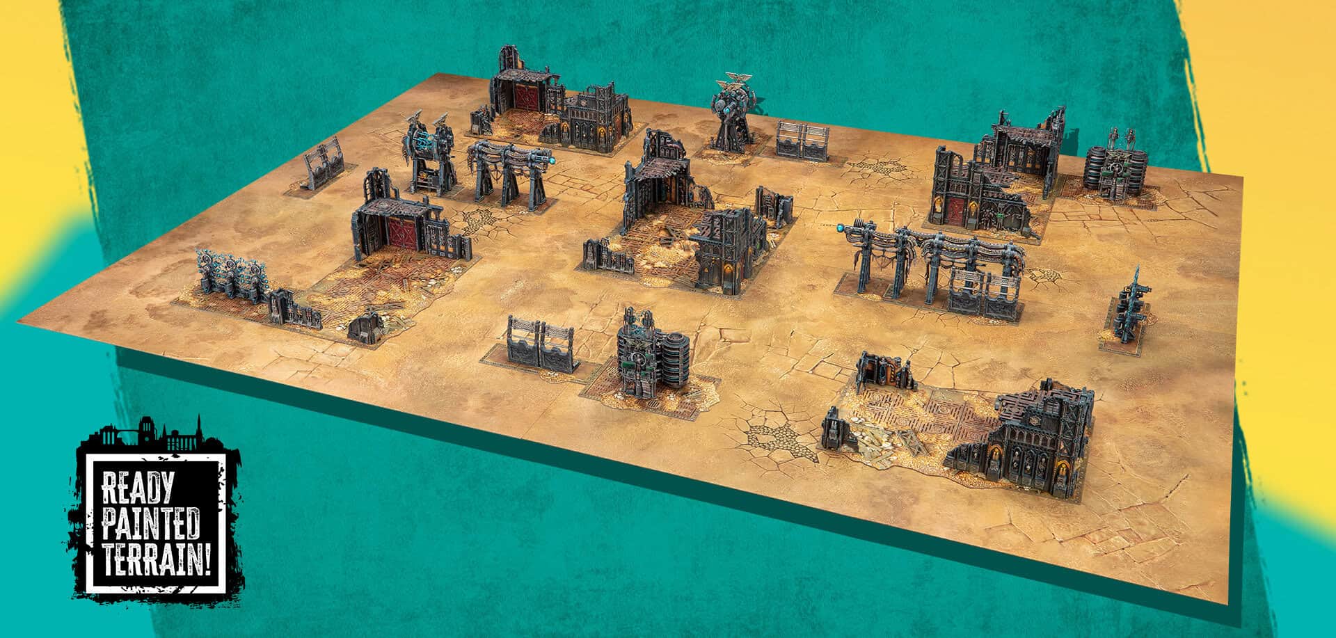Warhammer 40k Ready Painted Terrain Armageddon battlefield