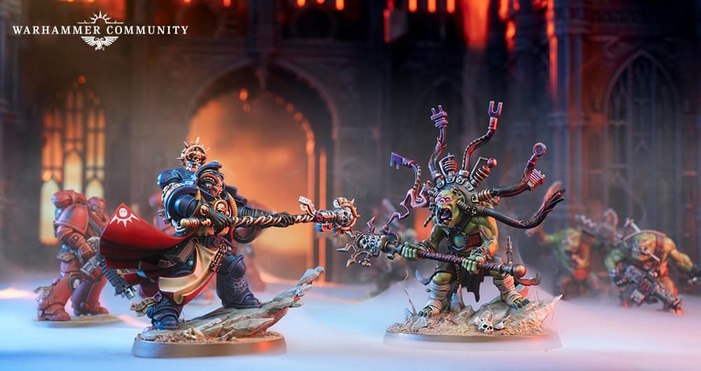 Siege of Death Mire Warhammer 40k campaign week 2 battle scene