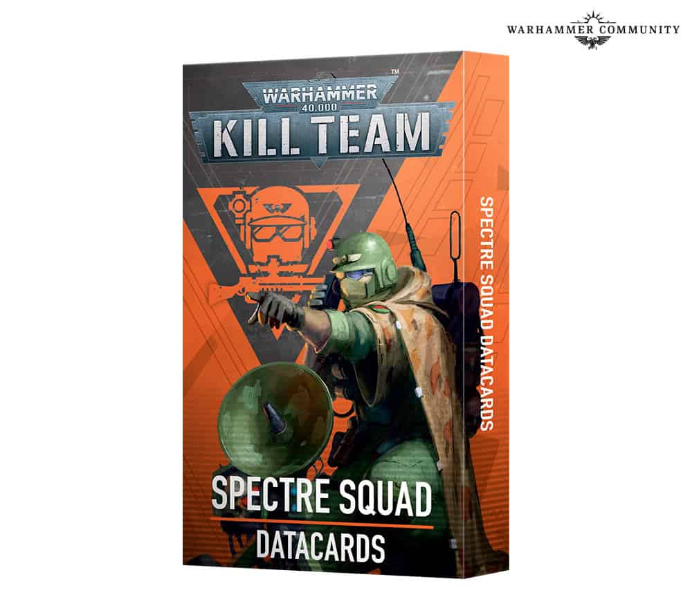 Astra Militarum Spectre Squad datacards set of 40