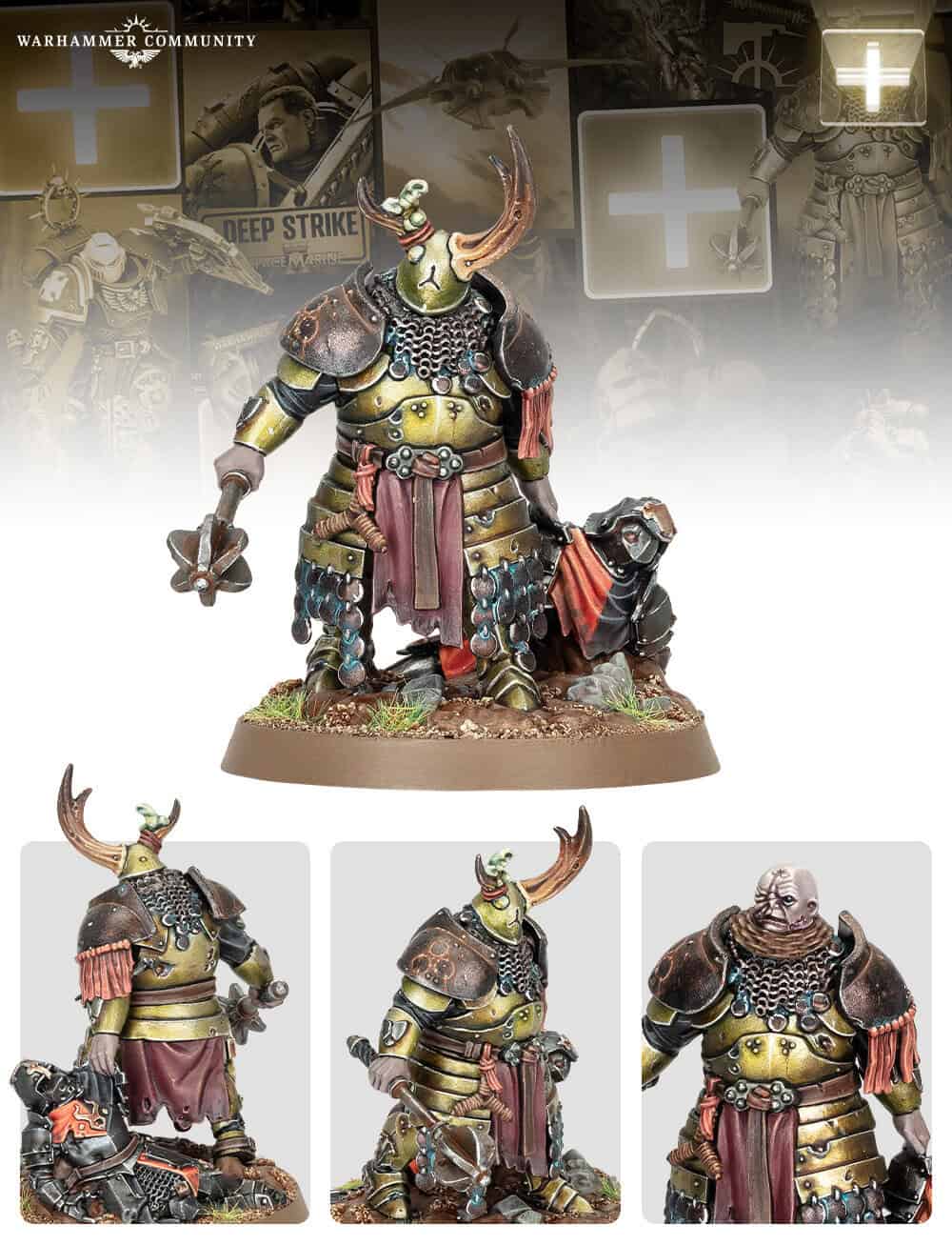 The Plague Knights Burden Warhammer Plus Nurgle Rotsword miniature