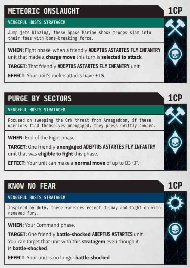 Vengeful Host Stratagems