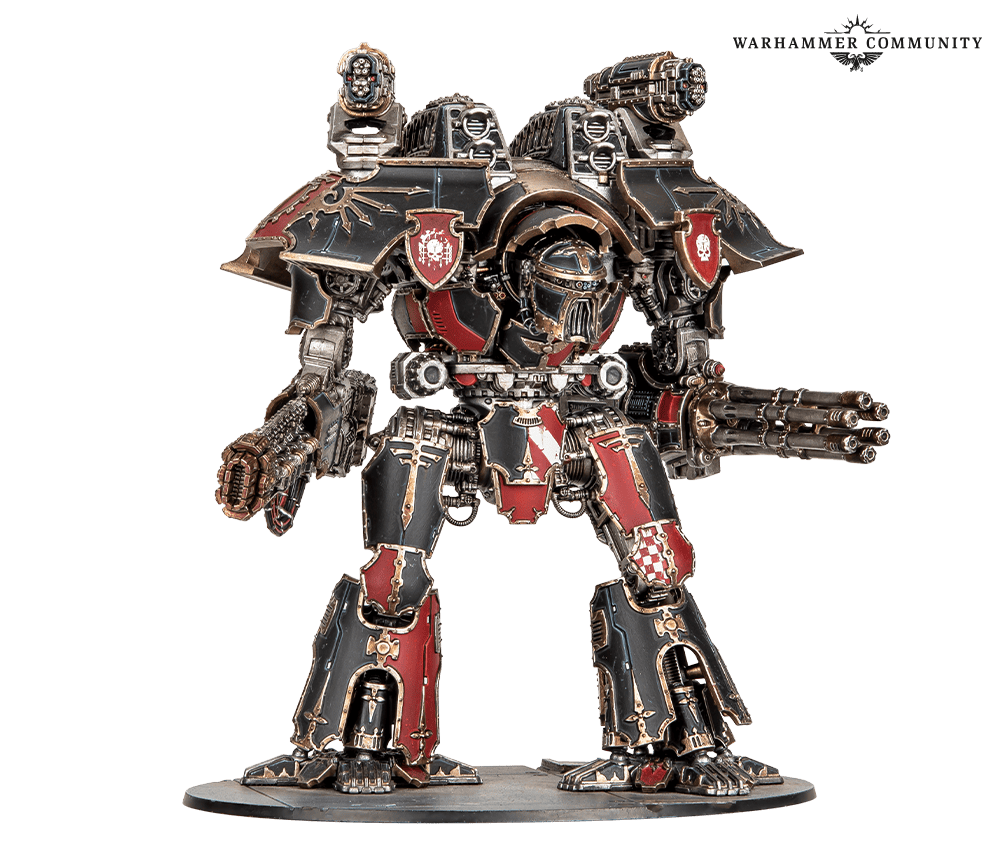 Warlord Titan with Volkite Destructor and Macro-gatling Blaster
