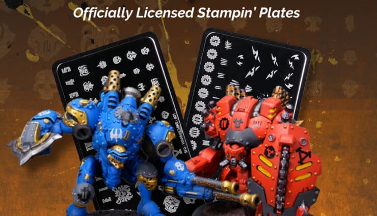Warmachine stamping plates