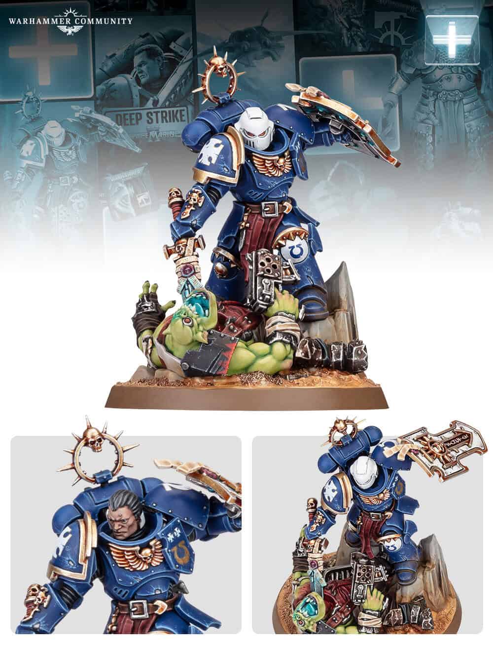 Wrath of Macragge Warhammer Plus Space Marine Bladeguard Veteran miniature