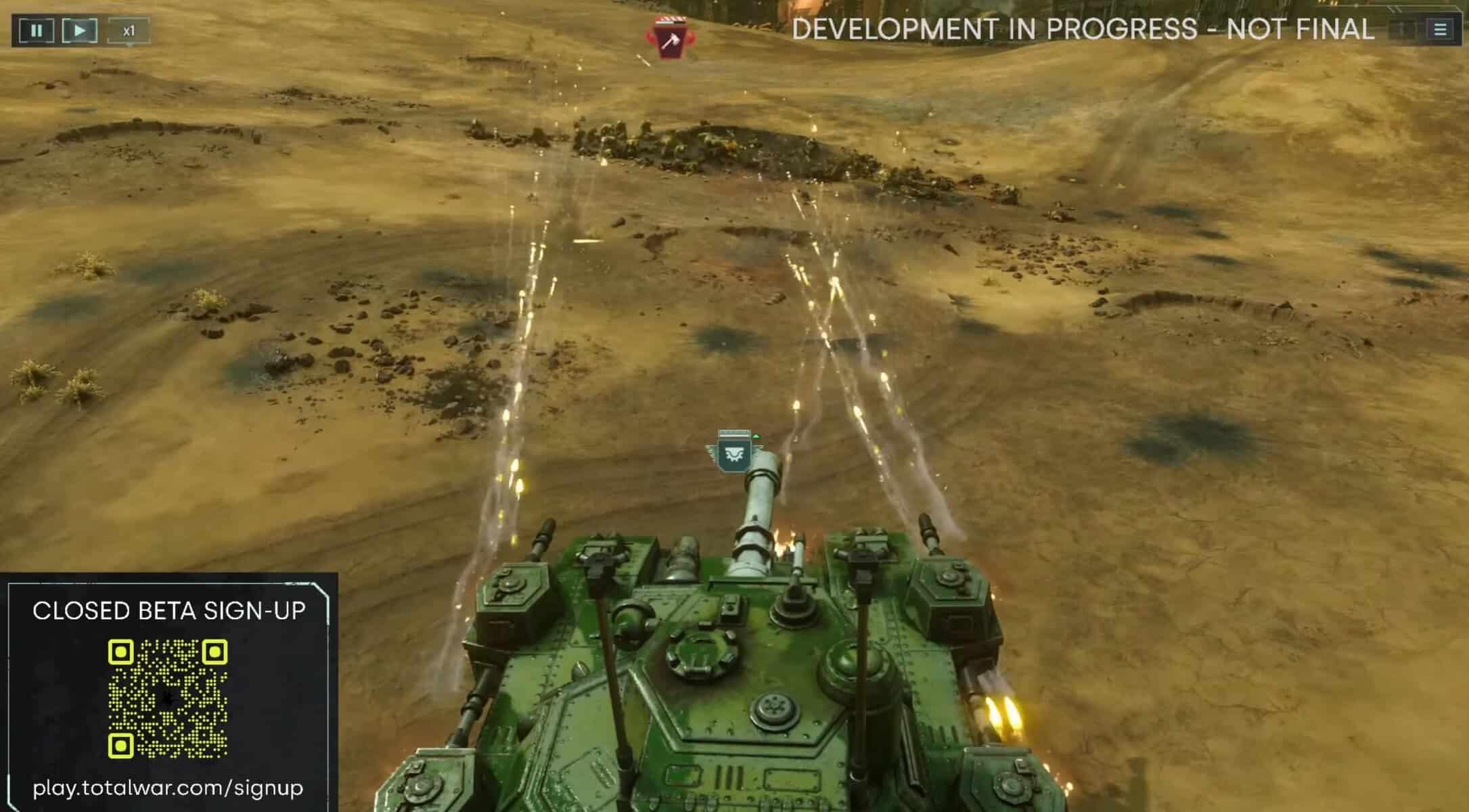 baneblade shooting dawn of war 4