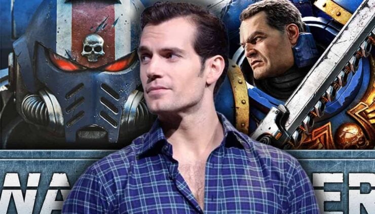 henry cavill with warhammer 40k logo 169