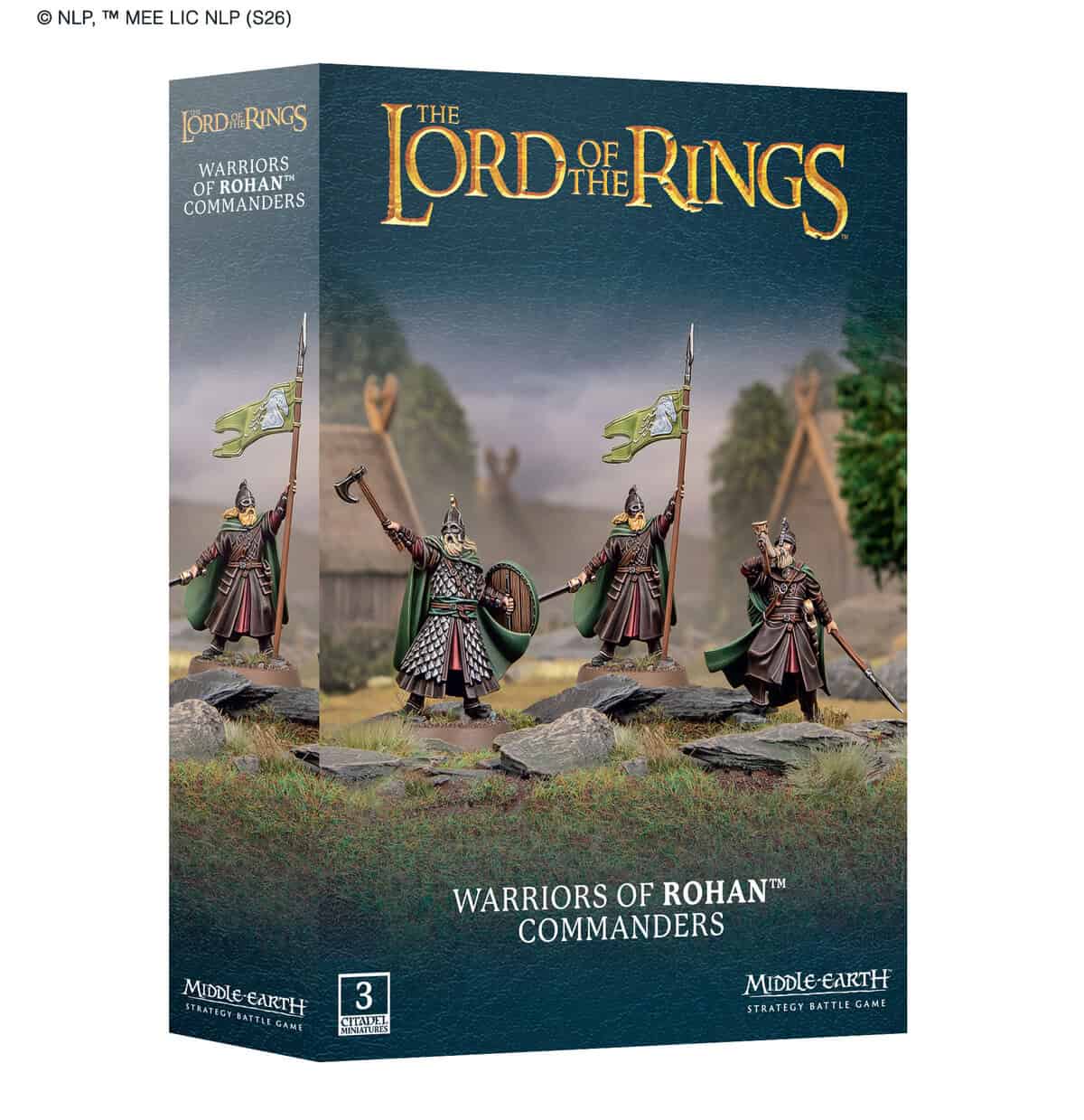 Warriors of Rohan Commanders box art
