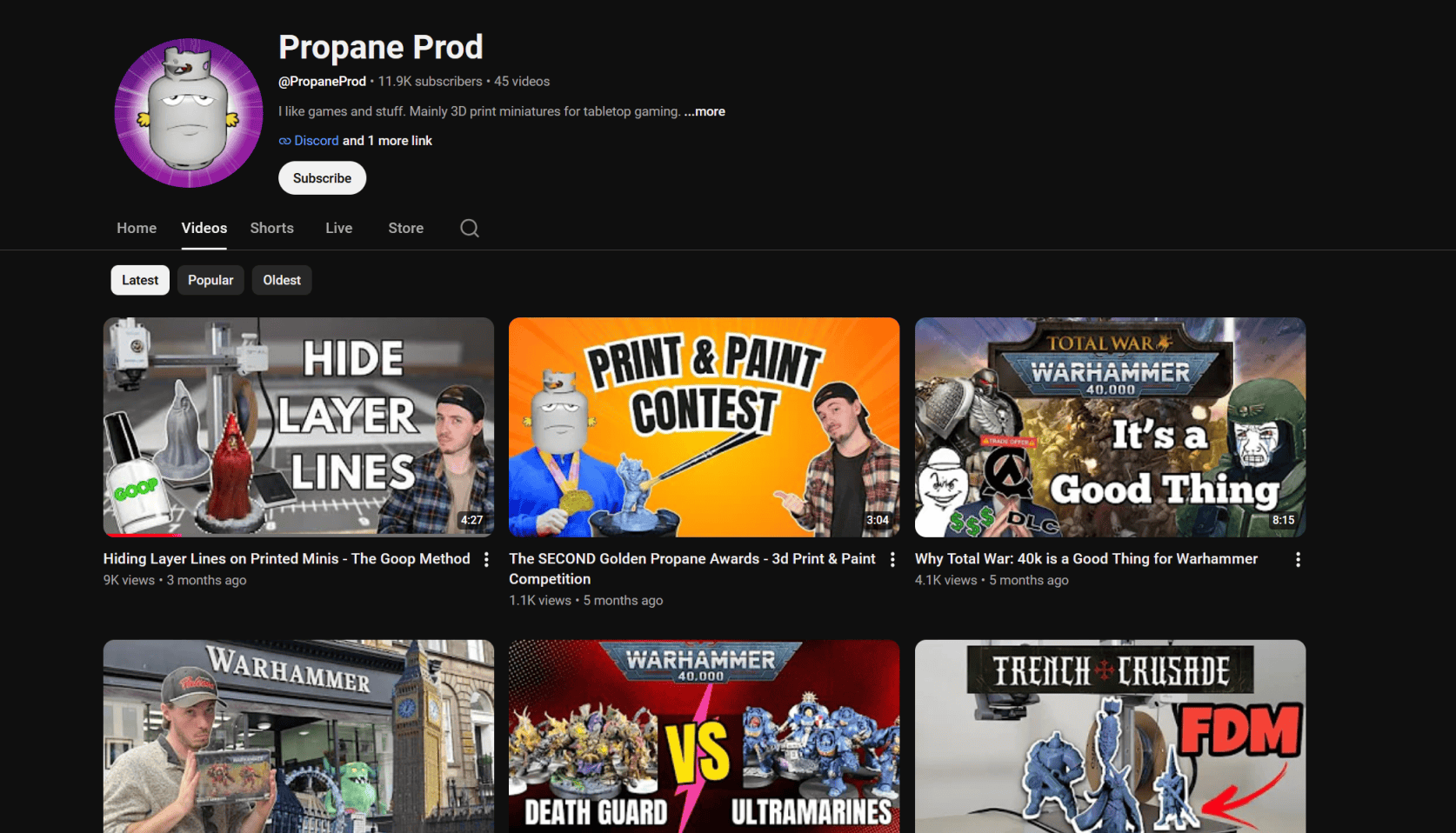 Propane Prod Youtube