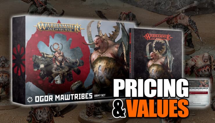 ogor mawtribes army set pricing, contents, and value