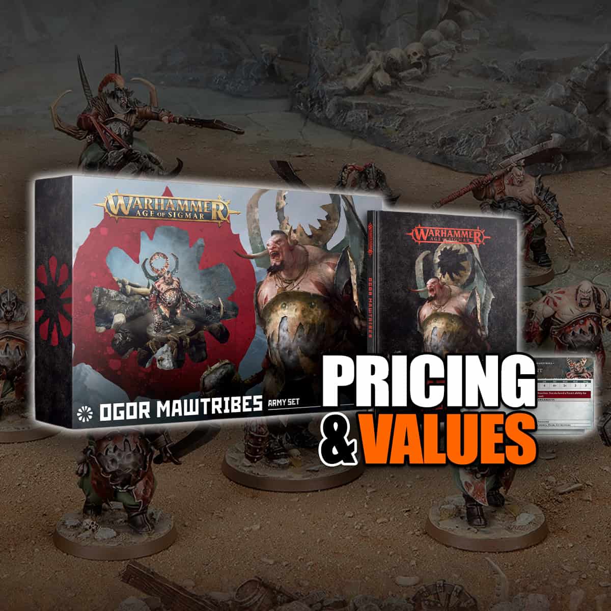 ogor mawtribes army set pricing, contents, and value