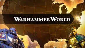 warhammer world usa warhammer characters around a map of ameria 169