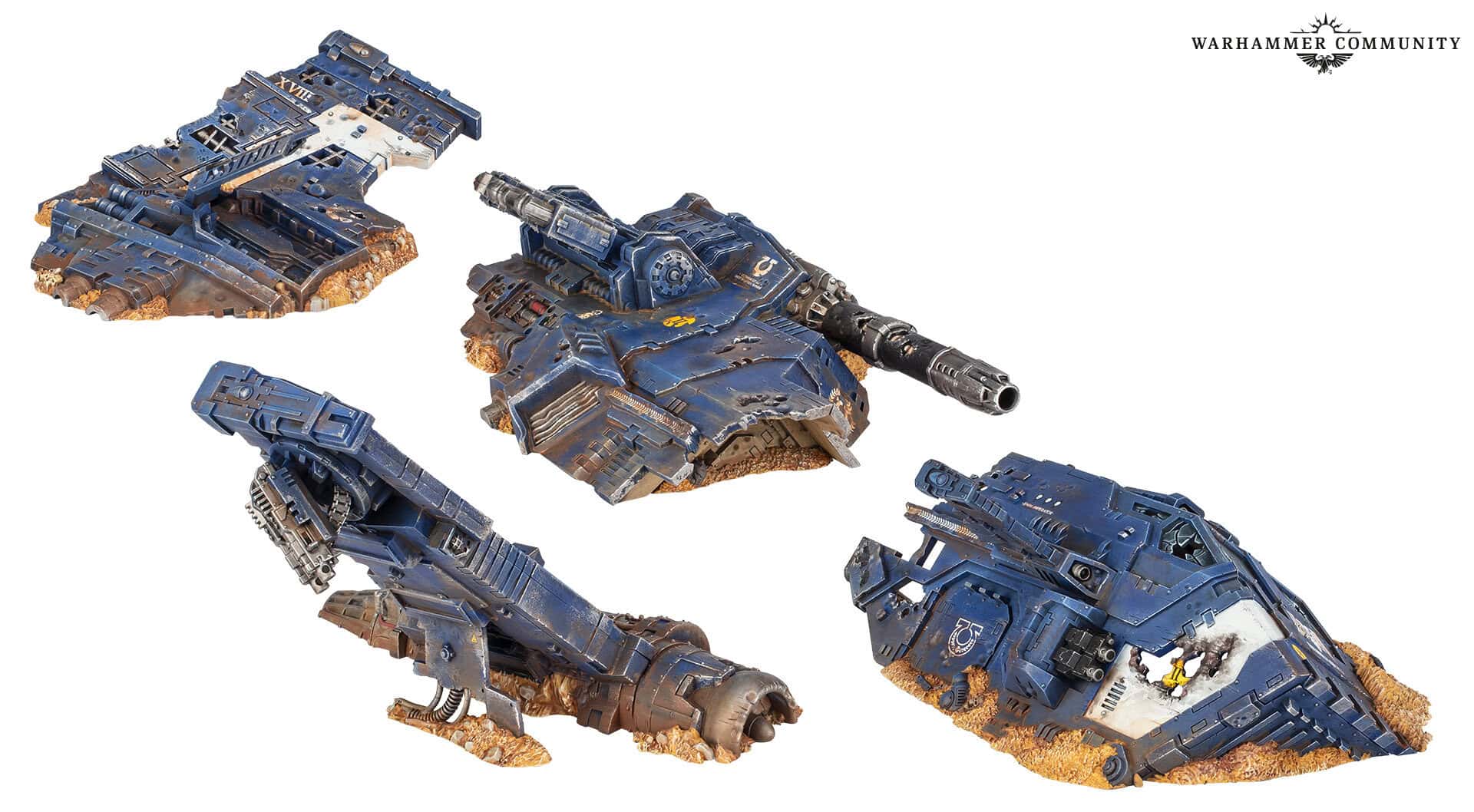 Warhammer 40k Thunderhawk Impact Site terrain reveal