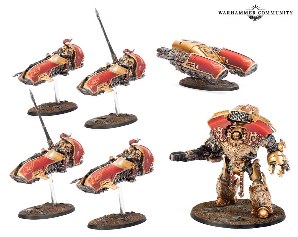 Custodes Support Battle Group plastic miniatures for Warhammer 40k and Horus Heresy