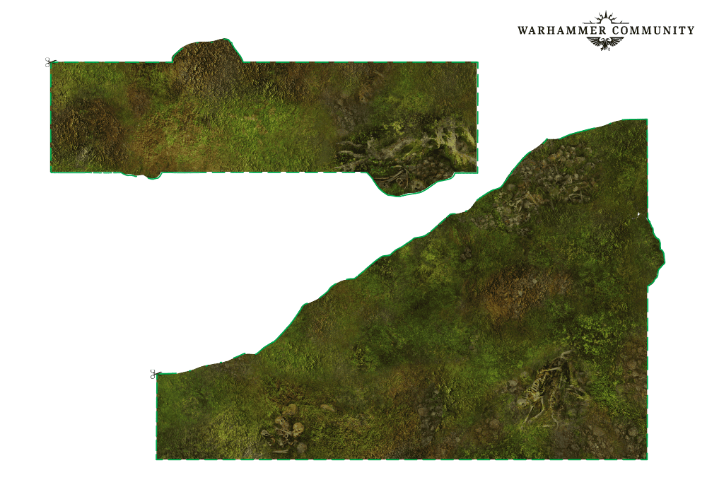 Death World Jungle 40k terrain-area template