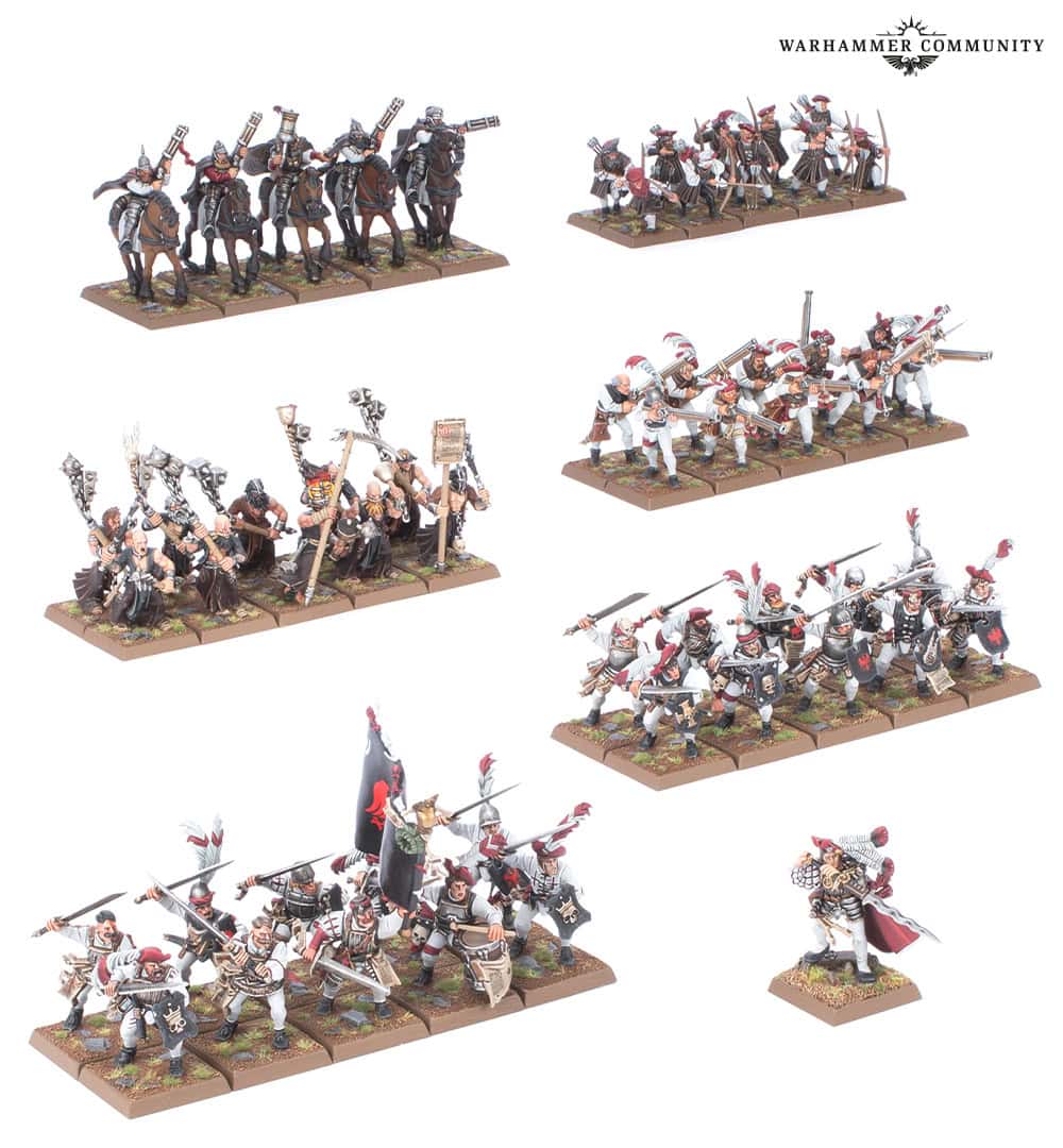 Empire of Man Battle March army box for Warhammer The Old World