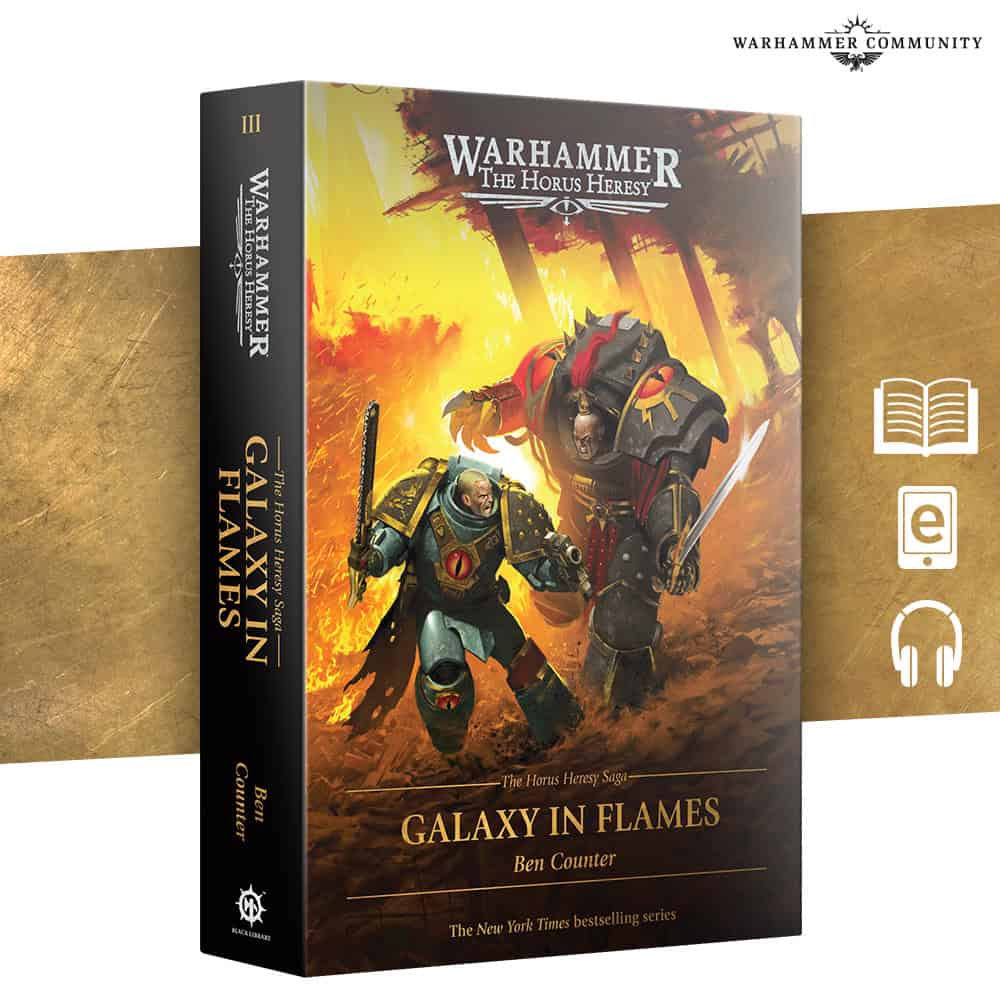Galaxy in Flames regular hardback edition by Ben Counter