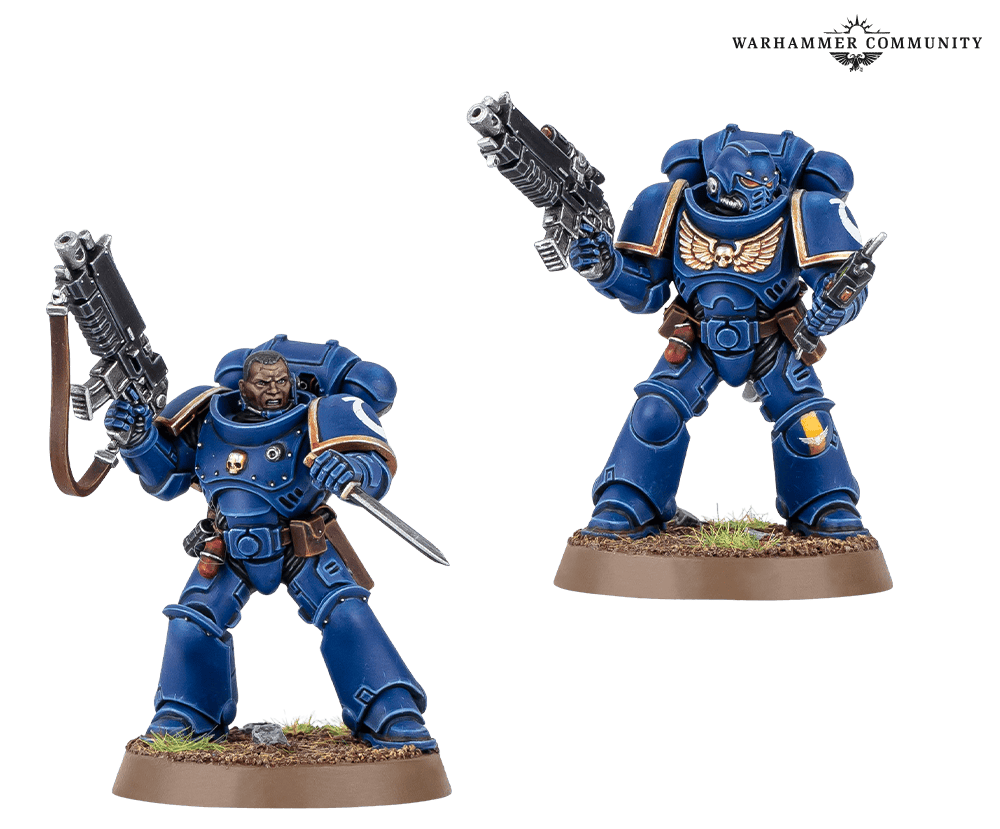 Intercessor Sergeant with a back banner