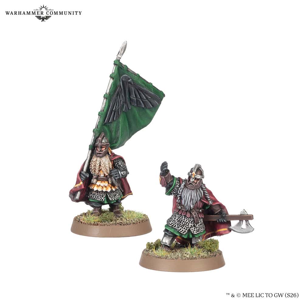 Made to Order Classic Khazad-dum Dwarven Commanders metal miniatures