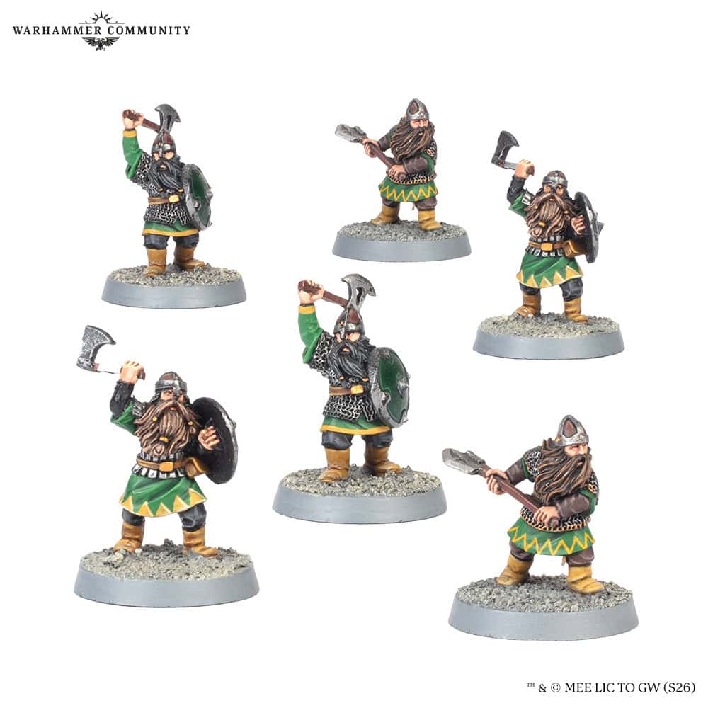 Made to Order Classic Khazad-dum Dwarven Warriors metal miniatures