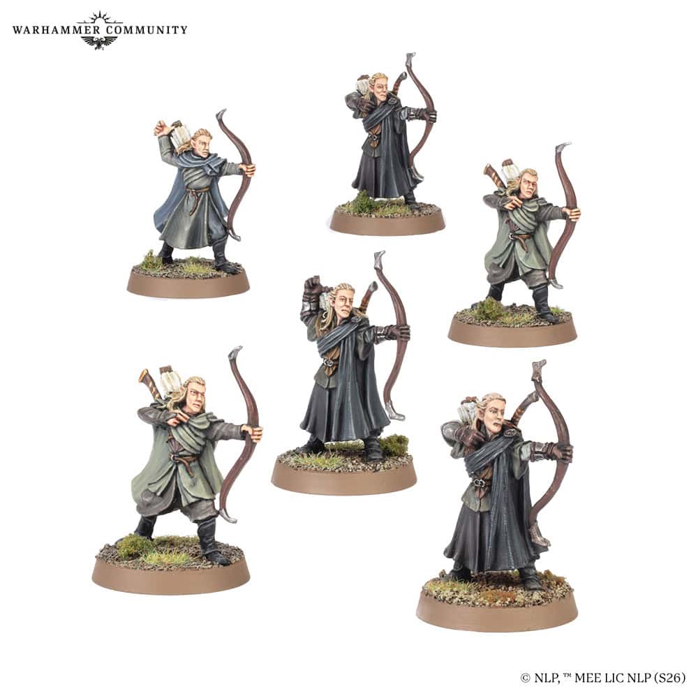 Made to Order Classic Lorien Elf Bowmen metal miniatures