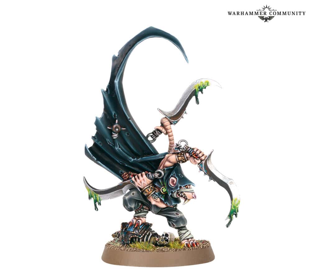 Made to Order classic Skaven miniature Deathmaster Snikch