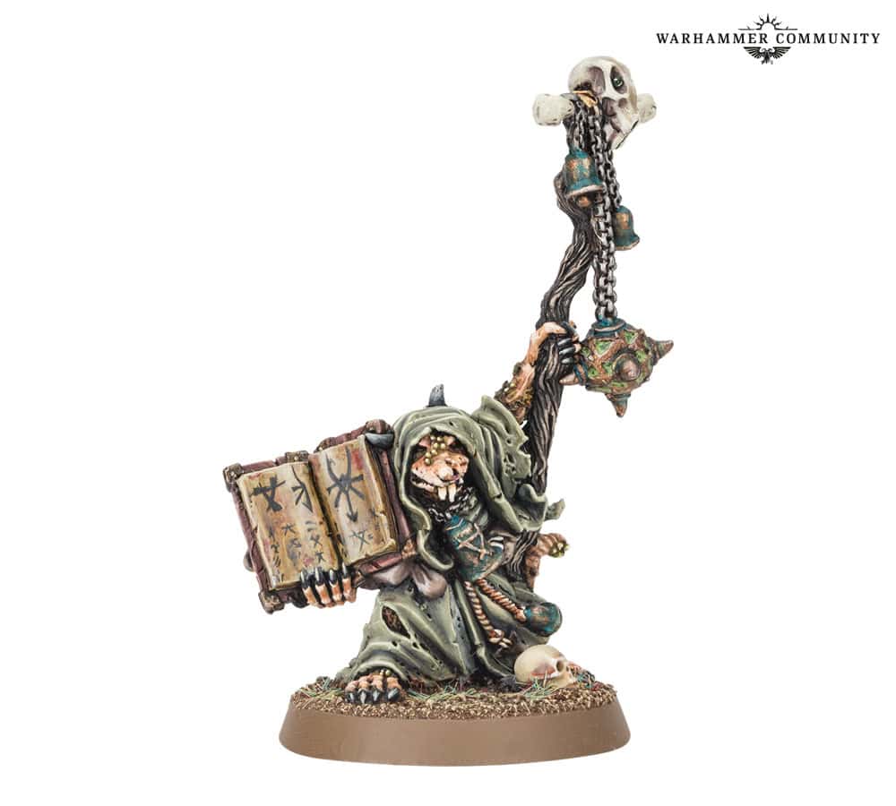Made to Order classic Skaven miniature Lord Skrolk